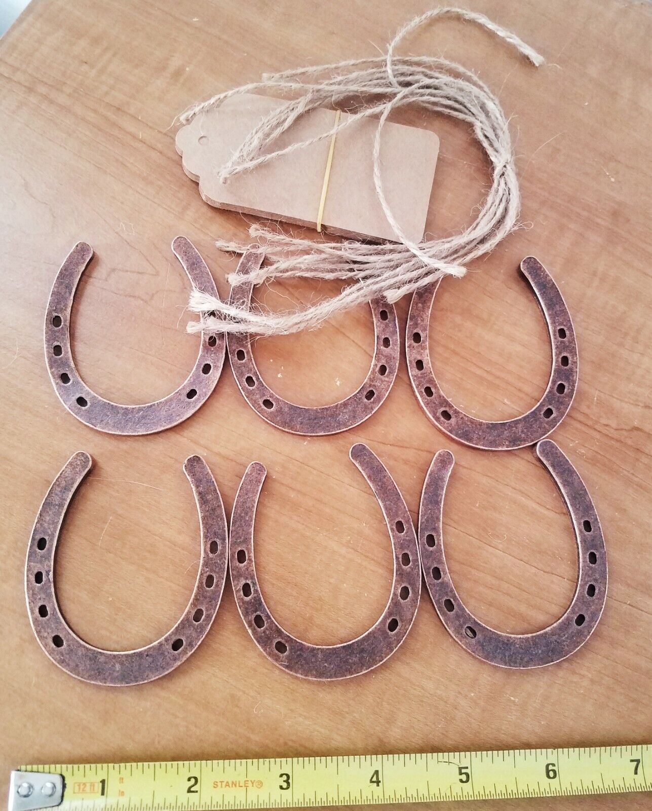 Horse Shoes Favors with Tag Lot Metal Mini Translated 6 of Craft Horseshoes Sale special price