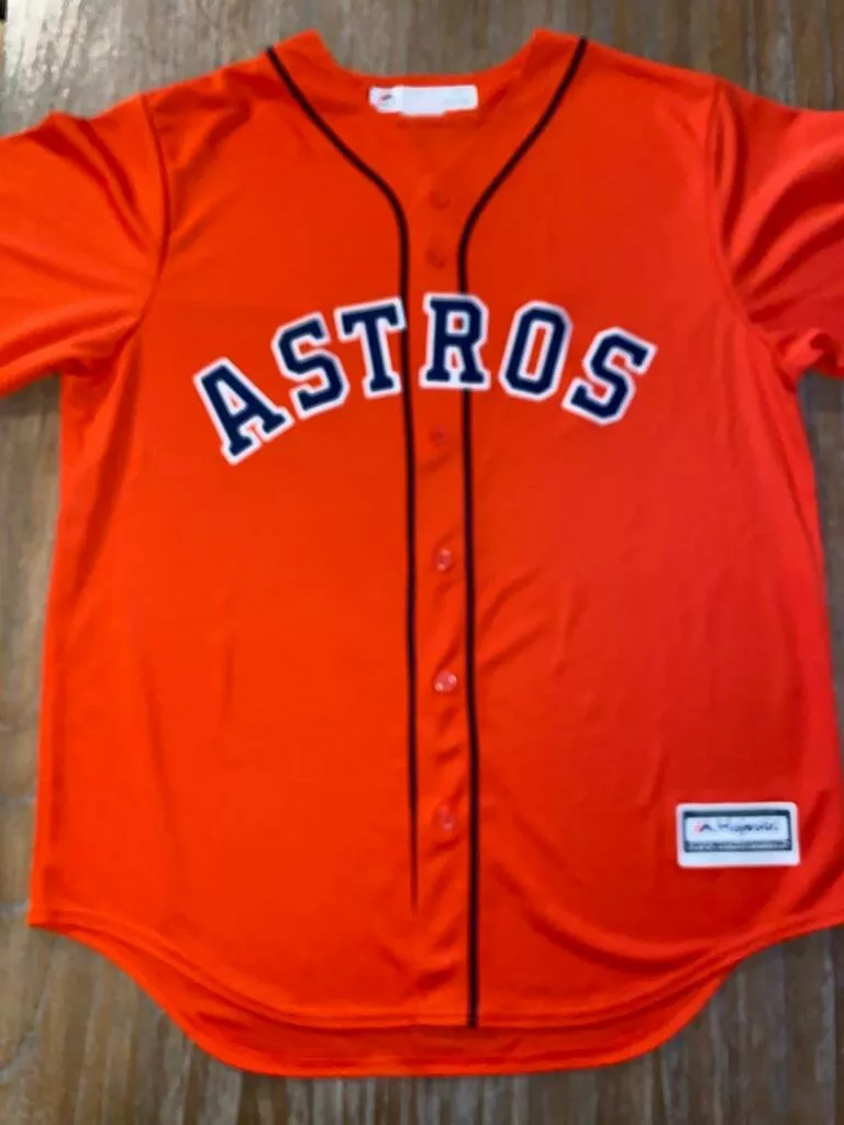 orange astros world series jersey