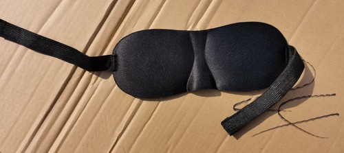 Fascia per dormire, cinturino regolabile, fascia per dormire bendata - Foto 5 di 16