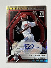 2022 Optic Elvis Peguero Elite Series Auto /12 Pandora Prizm Angels Brewers