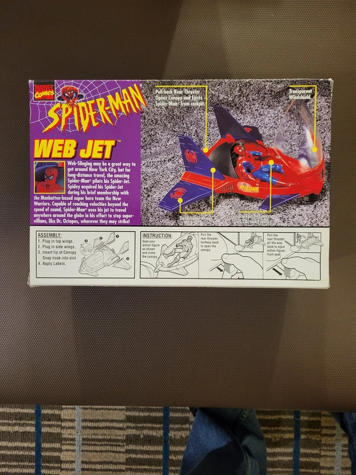 Scorpion Spider Slayer 1996 Spider-Man ToyBiz sin usar, en caja nuevo sin ventana variante caja Foto 4 de 4