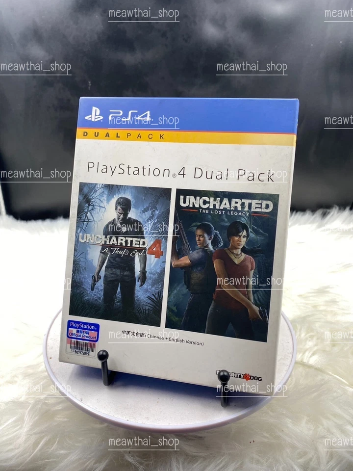 PS4 DUAL PACK: UCHARTED & UNCHARTED The Lost Legacy English Chinese. Rare - Image 2 of 4