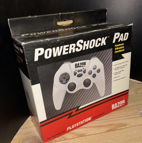 Razor PowerShock Pad 4808 Playstation 1 One PS1 Controller New Open Box 90s - Picture 9 of 14