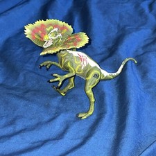 2000 Jurassic Park 3 Dilophosaurus Re-Ak A-Tak Roar  Claw Action Figure JP 3
