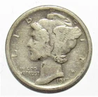 1917 S Mercury Dime XF (E43)