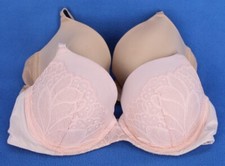 Auden Underwire Lined T-Shirt Bra Bundle Lot Size 34B C9084