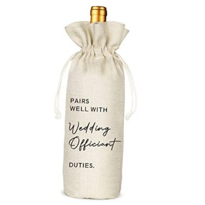 Wedding Officiant Gift, Pairs Well With Wedding Officiant Wine Bag, Gifts for 