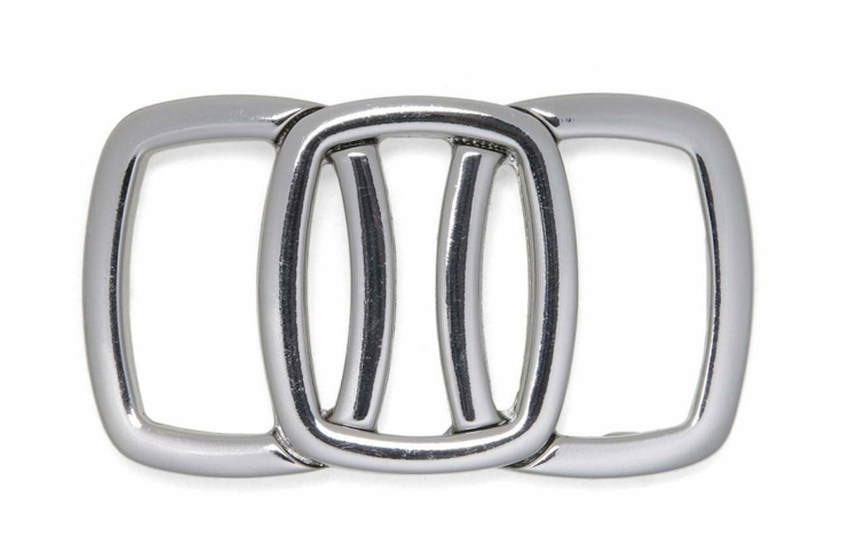 Boucle De Ceinture Va Moda En Zamak Or Antique - 40mm, Style Vissée, Neuve Sans étiquettes
