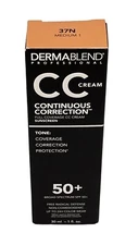 Dermablend Professional Continuous Correction CC Cream SPF50+ 37N Medium 1 -1 Oz