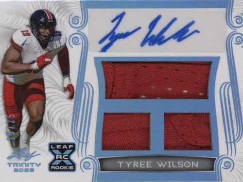 2023 Leaf Trinity Tyree Wilson #TA-TW1