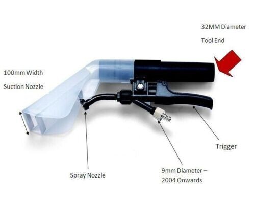 George Spray Nozzle 32mm With Trigger Numatic Wet and Dry Vacuum Cleaner 601225 - Bild 13 von 24
