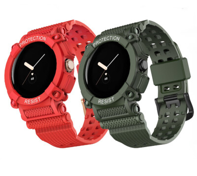 For Google Pixel Watch Band Strap TPU Case Shockproof Protector Wristband  UK