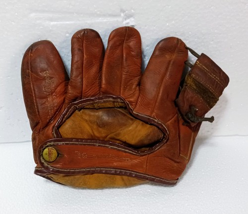 Vintage 1940's Wilson A2130 Irv Noren Leather Baseball Mitt RH Thrower - Picture 7 of 7