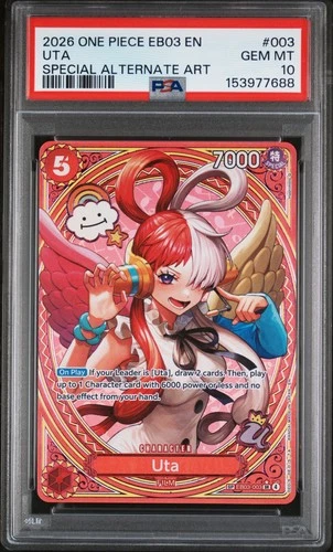 2026 One Piece Uta Special Alternate Art #003 EB03 English Gem Mint PSA 10
