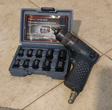 Ingersoll Rand 14 Drive Air Impact Wrench W Socket Set Case Ingersoll Rand 14 Drive Air Impact Wrench W Socket Set Case