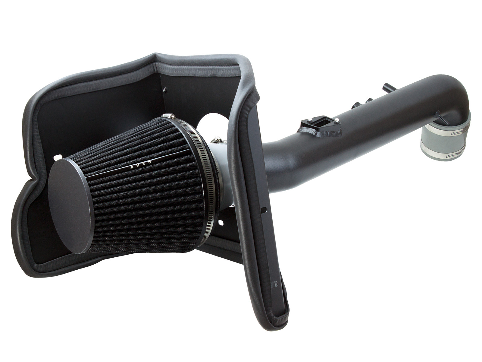 ARES GREY For 2005-2023 Tacoma 2.7L L4 Heat Shield Cold Air Intake Kit+Filter