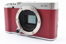 Fujifilm Fuji X-A1 16.3MP Mirrorless Digital Camera Body Red LCD Screen r 