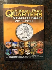 Whitman Coin National Park Quarters Collection Folder 2010-2021 (Folder Only)