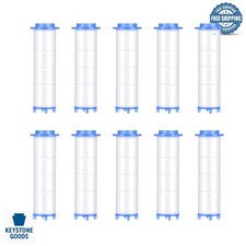 10 Pack Shower Head Filter Replacements - High-Efficiency PP Cotton Filters f...