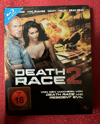 DEATH RACE Blu-ray Steelbook Ton 5.1 DTS Top Zustand scheiben wie neu