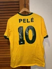 Brazil Pele Authentic Signed Soccer Jersey Autographed PSA Certification Auto