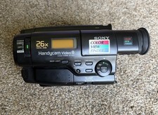 Sony Handycam CCD-TR66 8mm Camcorder Tested w/ Battery Charger Power Adapter AV