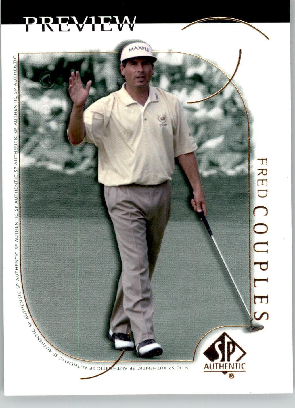 Fred Couples - 2001 Upper Deck - #3 - SP Authentic Preview Golf