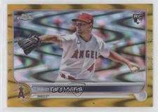 2022 Topps Chrome Sonic Gold RayWave Refractor 40/50 Reid Detmers #79 0m0g