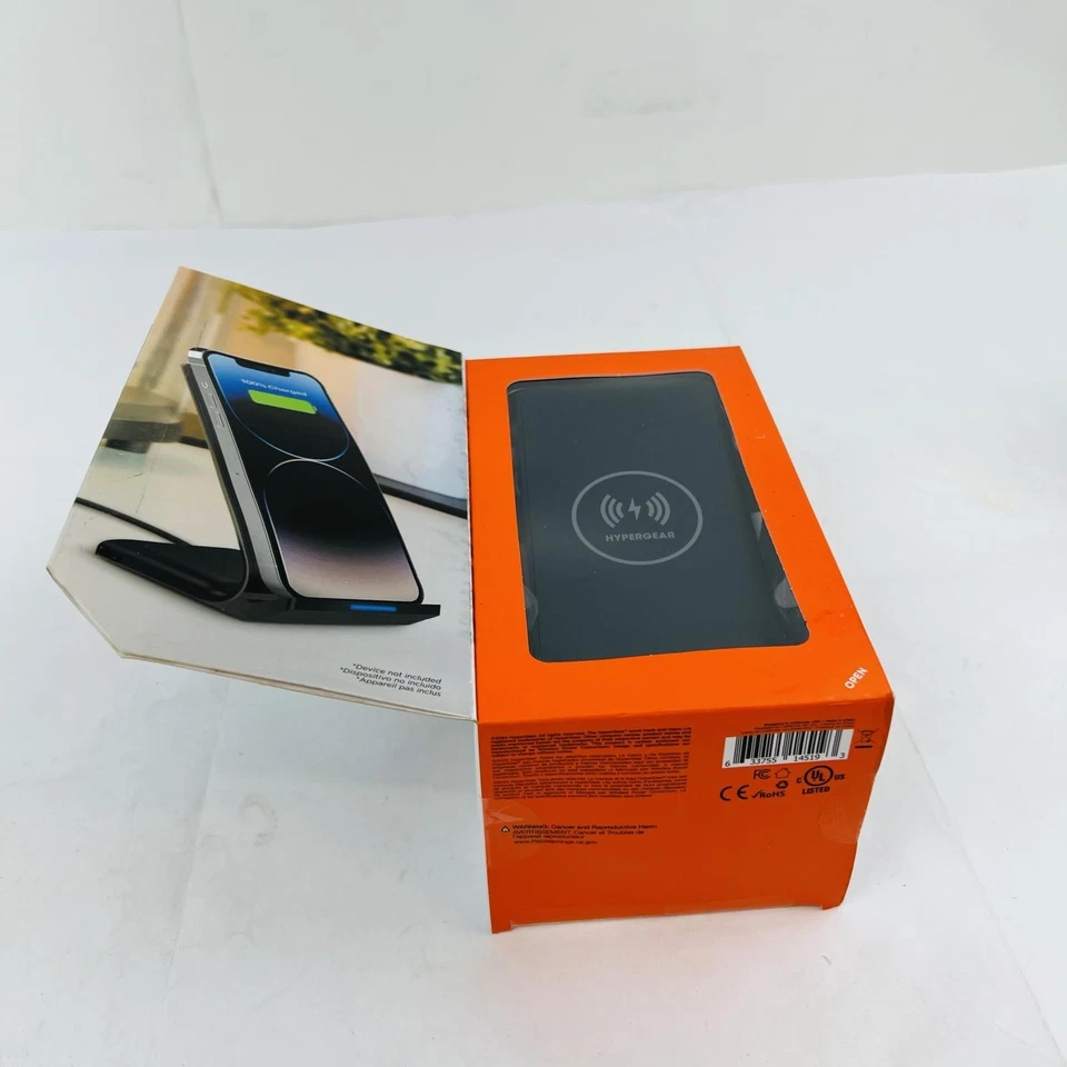 Беспроводная быстрая зарядная подставка HyperGear ChargeStand Pro 10 Вт для iPhone и Android - Изображение 4 из 4