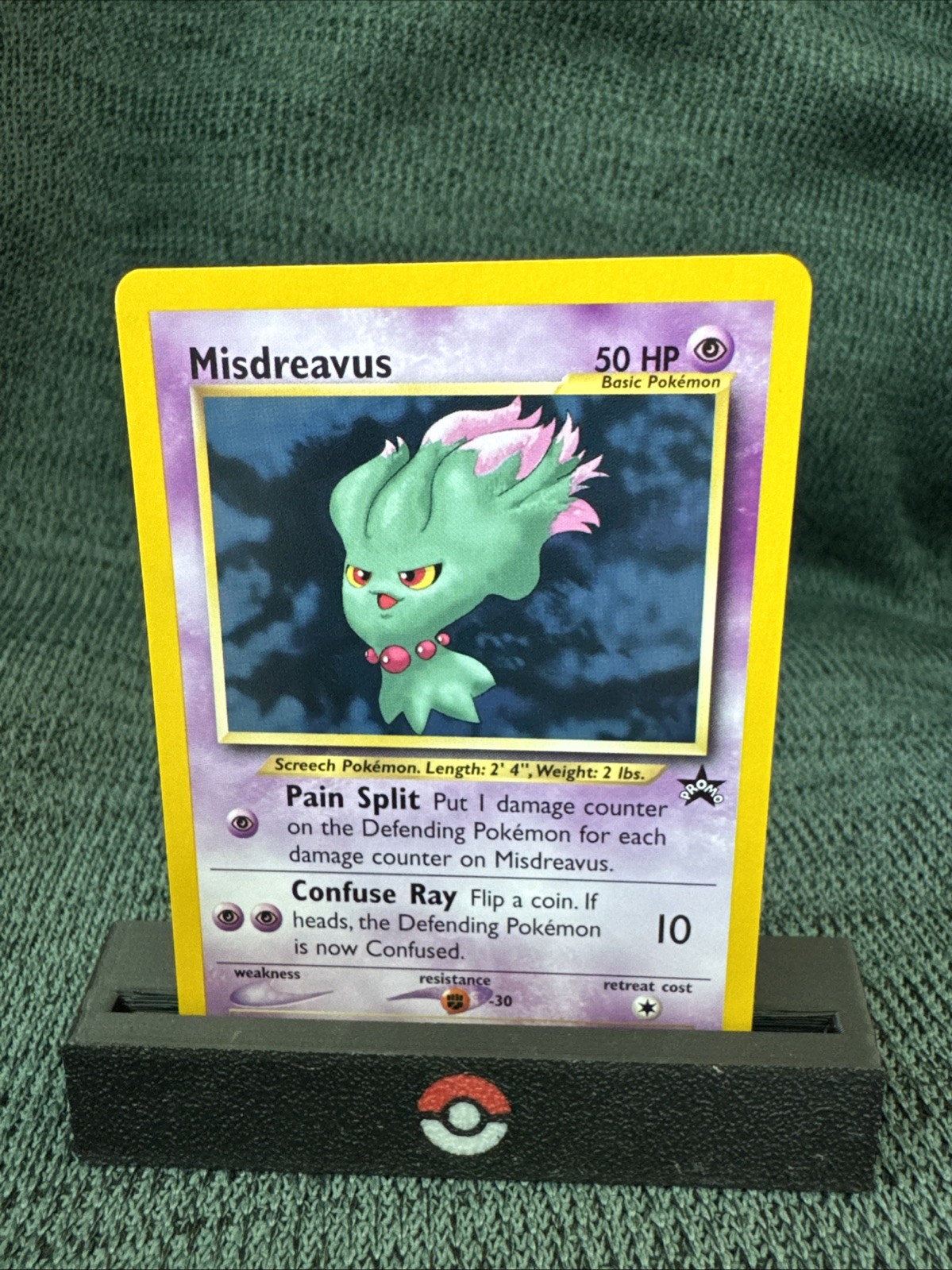 Misdreavus 39 Promo Wizards Black Star Promos Pokemon 1999 NM