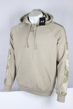 Under Armour Men's Rival Camo Blocked Hoodie Sweatshirt City Khaki 1380259 299
