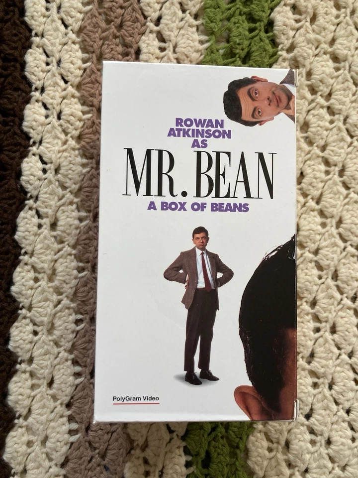 VTG Mr. Bean A Box Of Beans 89-93 4 VHS Set PolyGram Video Cult Rowan Atkinson  - Image 3 of 4
