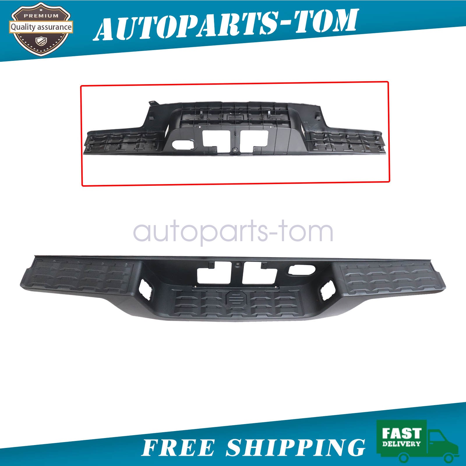 NEW Textured Rear Bumper Step Pad for 2016-2023 Toyota Tacoma 2WD/4WD 16-23