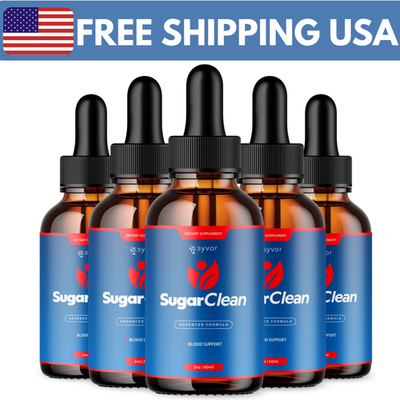 #ad 5 Pack Sugar Clean Blood Support Drops SugarClean Vitamin Supplement 150 Servs $47.99