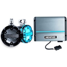 Memphis Audio MM105TB 10" Tower Speakers  MM600.2V Marine Amp