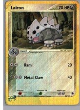 Lairon 36/109 Uncommon Ruby & Sapphire Pokemon Reverse Holo Heavily Played on eBay