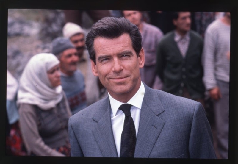 World is Not Enough Pierce Brosnan James Bond Original 35mm Transparency 1999