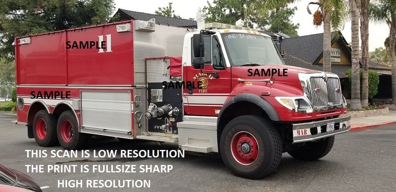 Fire Apparatus Photo CA air force AFB International-Pierce Contender P26 tanker