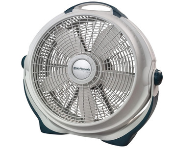 Lasko Wind Machine Fan, Air Circulator Fan with 3 Speeds, 20'' Model 3300, Gray