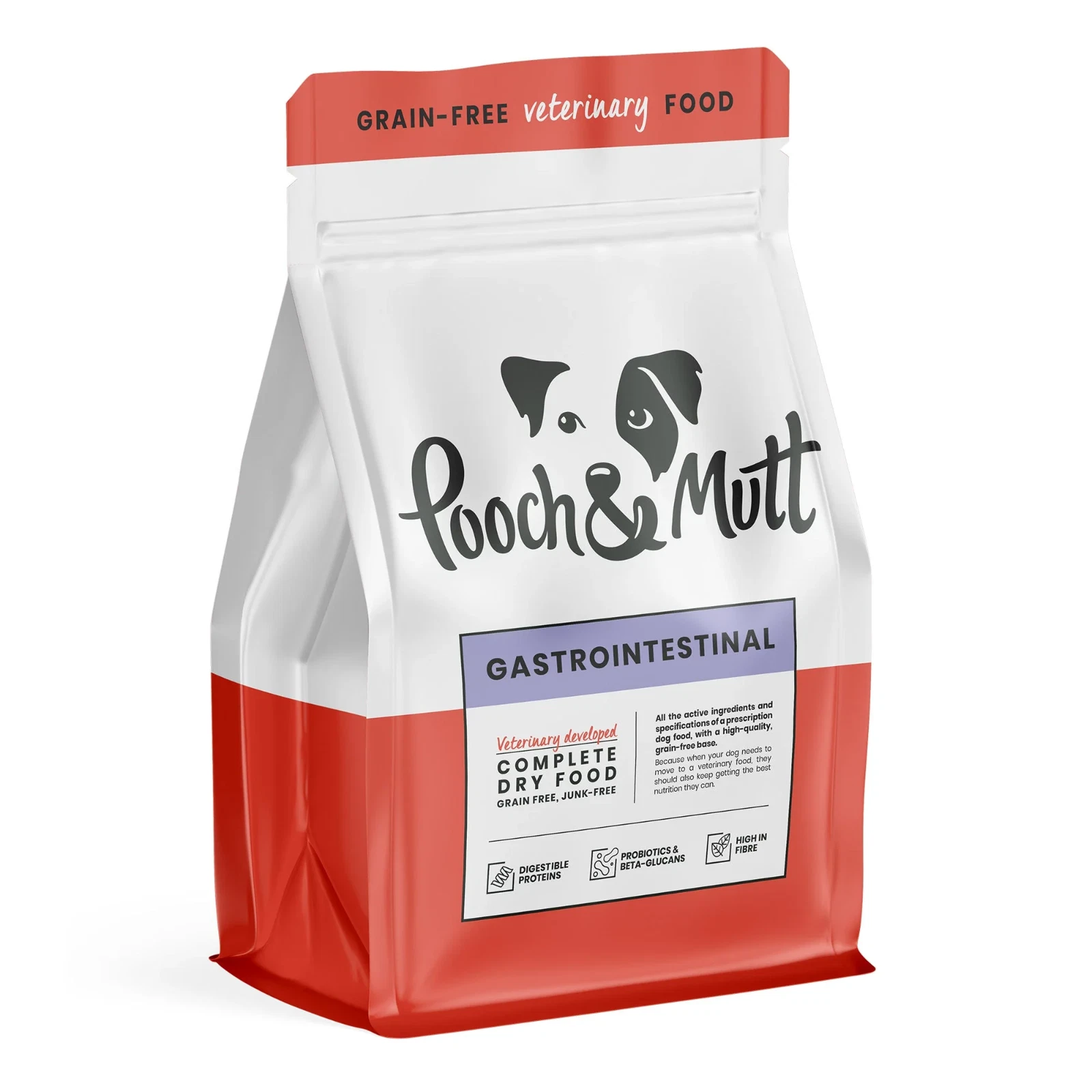DAMAED PACKAGING - 10KG Pooch & Mutt Gastrointestinal Complete Dry Dog Food
Opens in a new window or