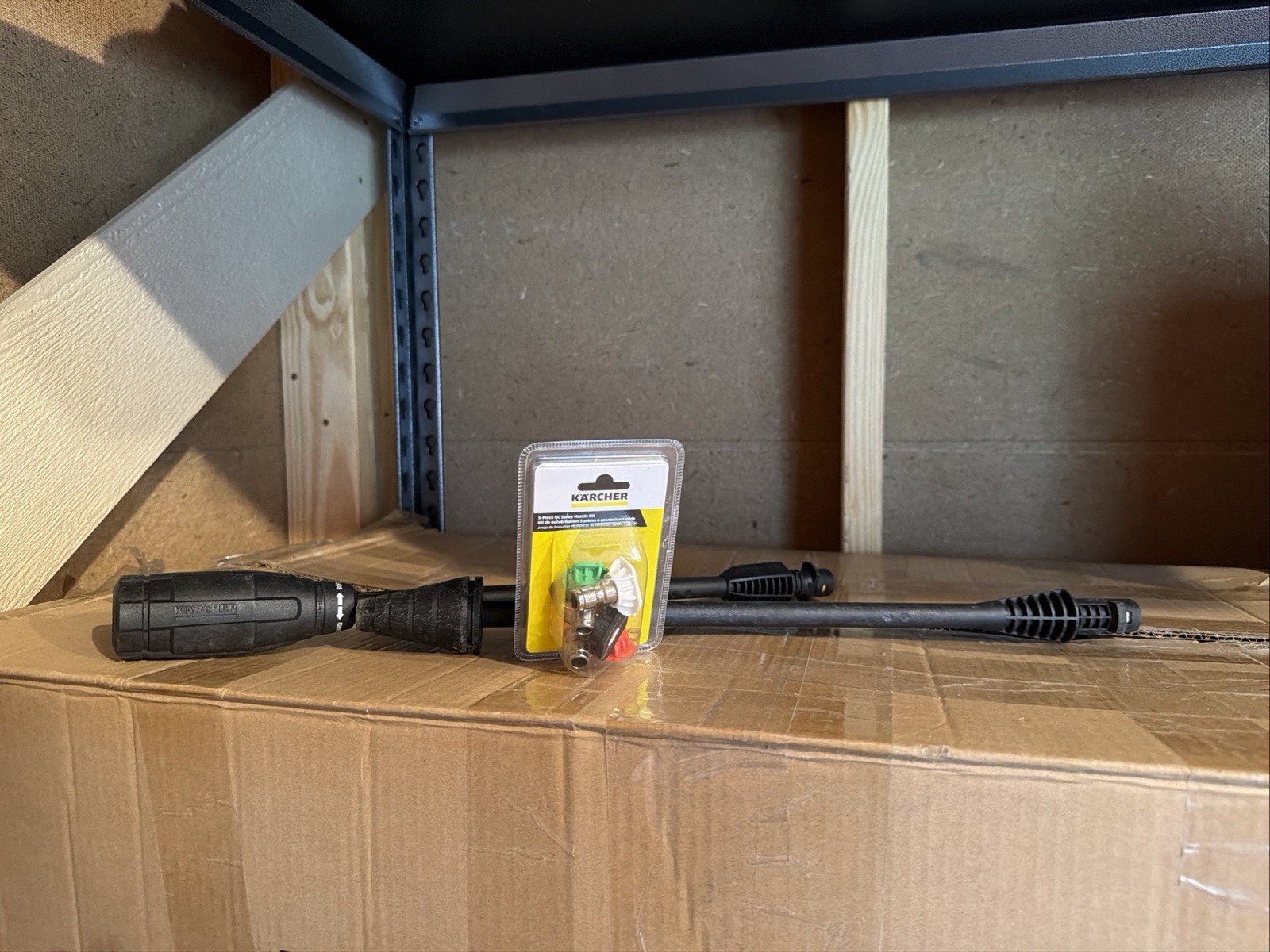 Karcher Genuine OEM Replacement Nozzle Wand and Dirt Wand & 5 Piece Nozzle Kit