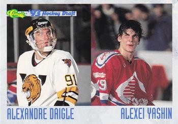 1993 Classic '93 Hockey Draft #34 Checklist DAIGLE/YASHIN