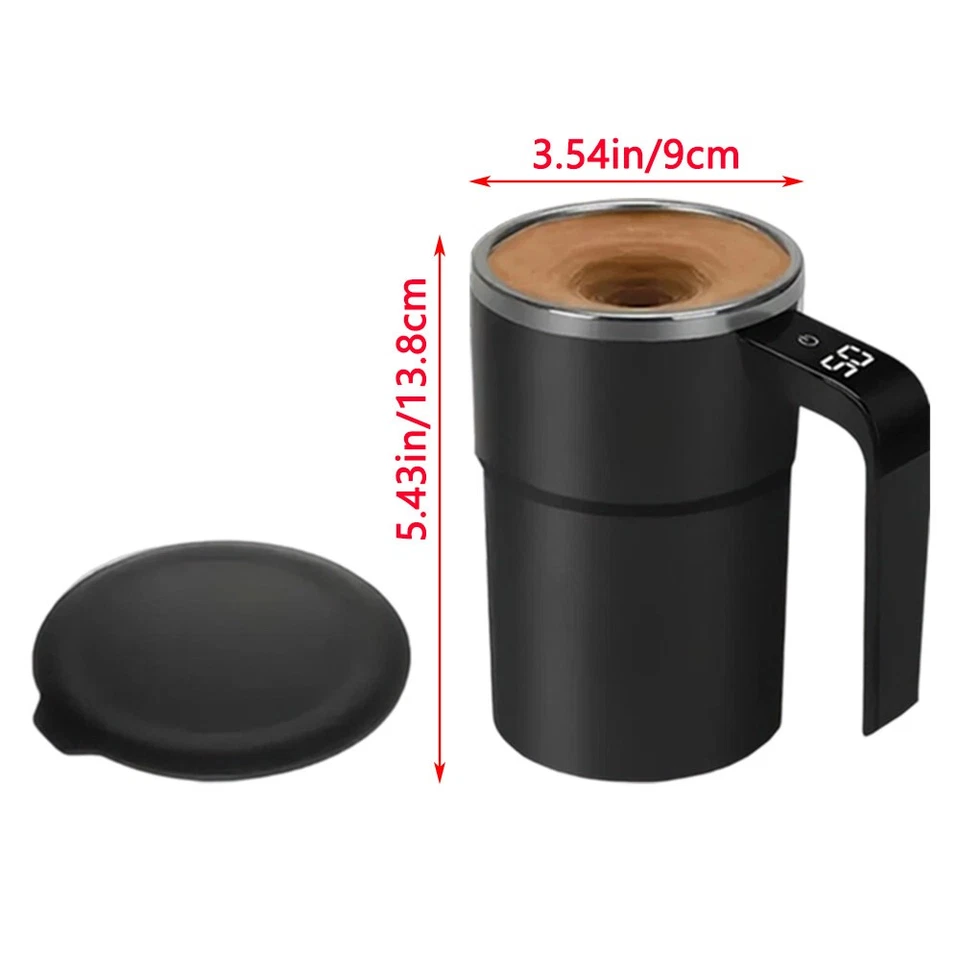 380ml Selbstrührende Tasse Lazy Mug Selbstrührender Becher Automatisch Rührend - Bild 3 von 4