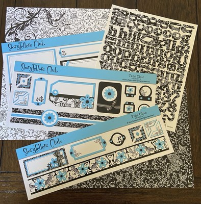 Storytellers Scrapbook Pages - Tres Chic - Gorgeous - Scrapbook Subscription
