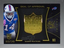 2014 Panini Black Gold NFL Seal of Approval 35/149 Sammy Watkins #SOA-9 0a2
