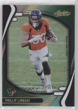 2021 Panini Absolute Spectrum Green /25 Phillip Lindsay #55
