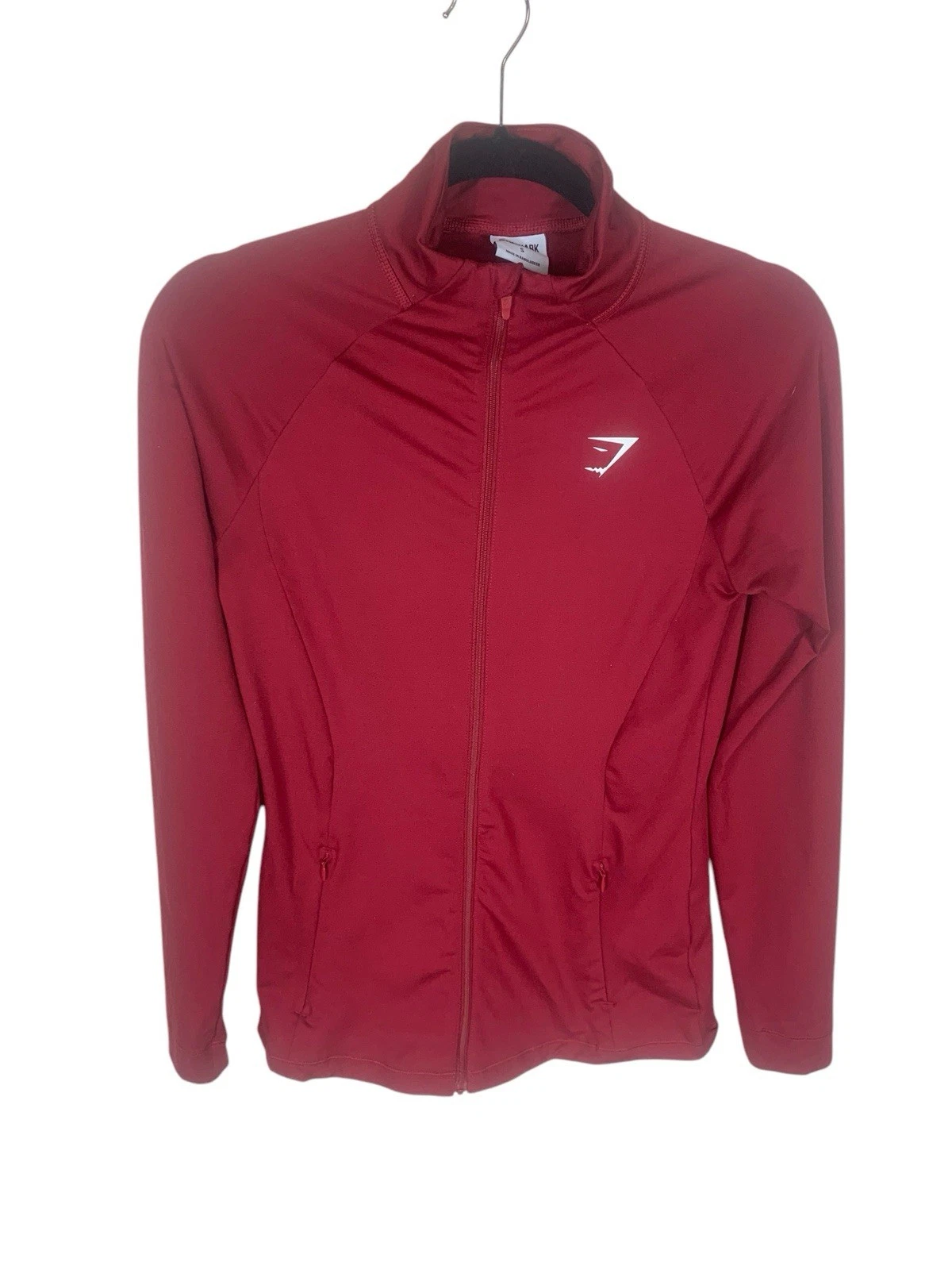 gymshark long sleeve zip up training athletic jacket