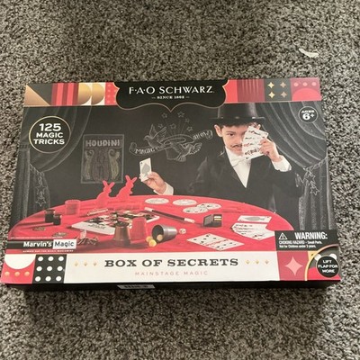 FAO Schwarz Magic 101 Box of Secrets Mainstage Set 125 Tricks Ages 6+ 1012855