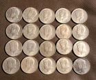 Silver Half Dollar 1965-1969 Kennedy Roll of 20 Coins 40% Silver Under Melt!