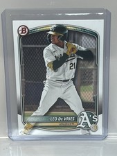 2025 Bowman Draft #BD-87 - Leo De Vries - Athletics